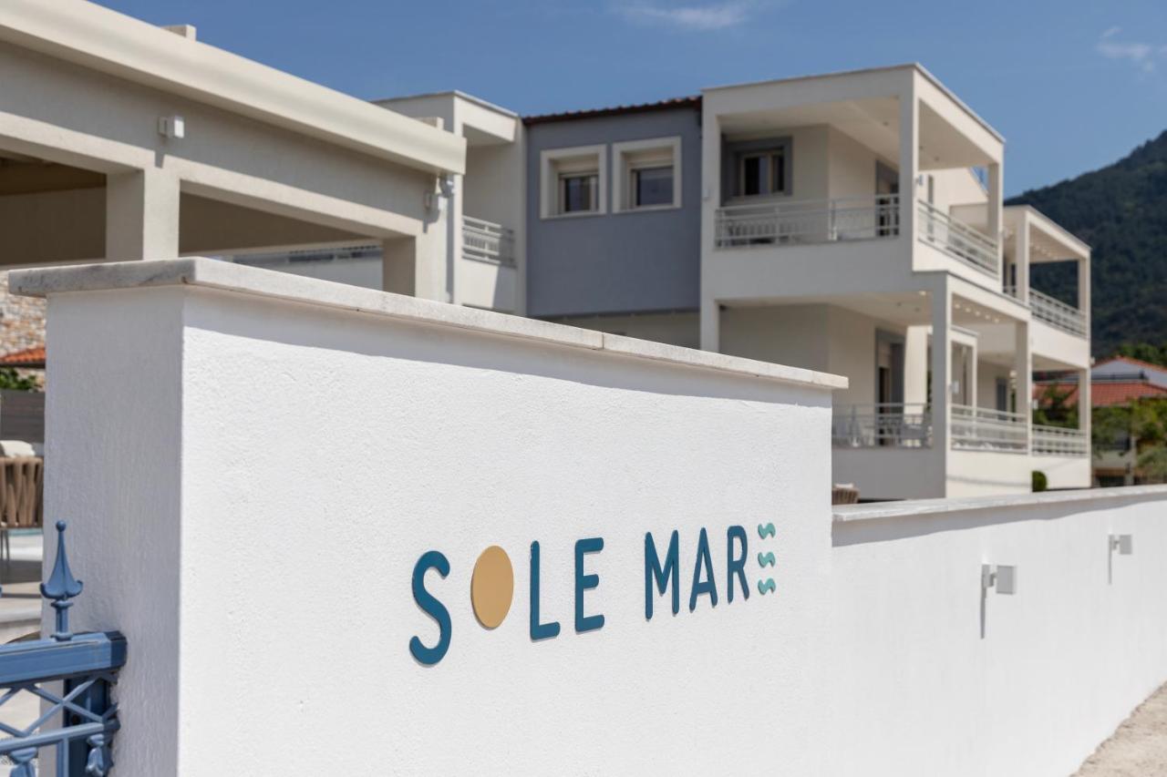 Sole Mare Hotel Chrysi Ammoudia Bagian luar foto