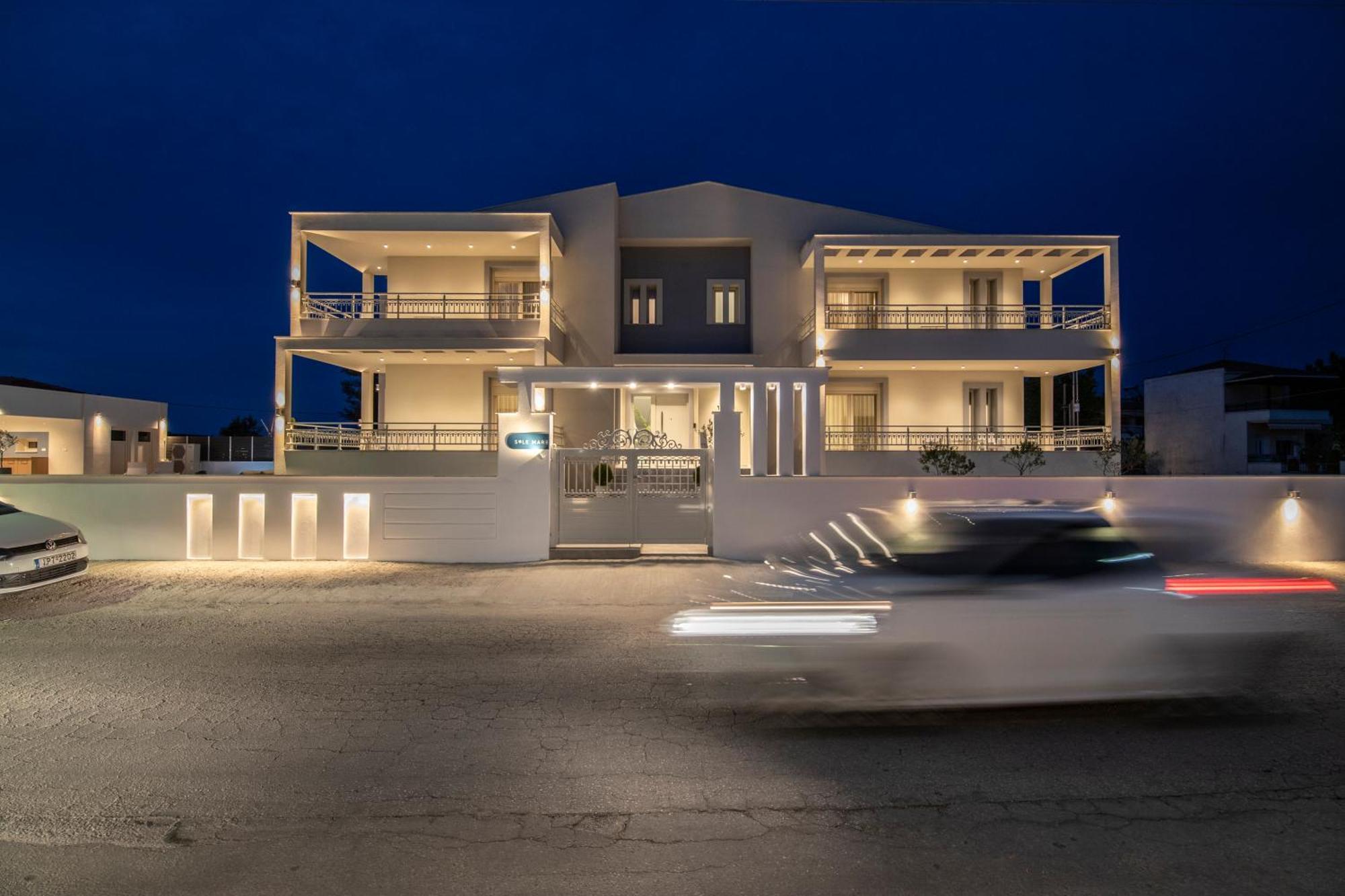 Sole Mare Hotel Chrysi Ammoudia Bagian luar foto